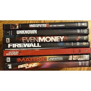 Lot Of 7 Action Movies DVDS